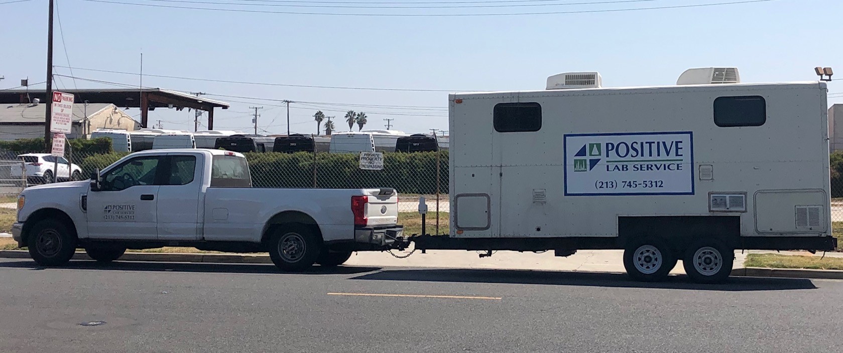 positive lab mobile service truck